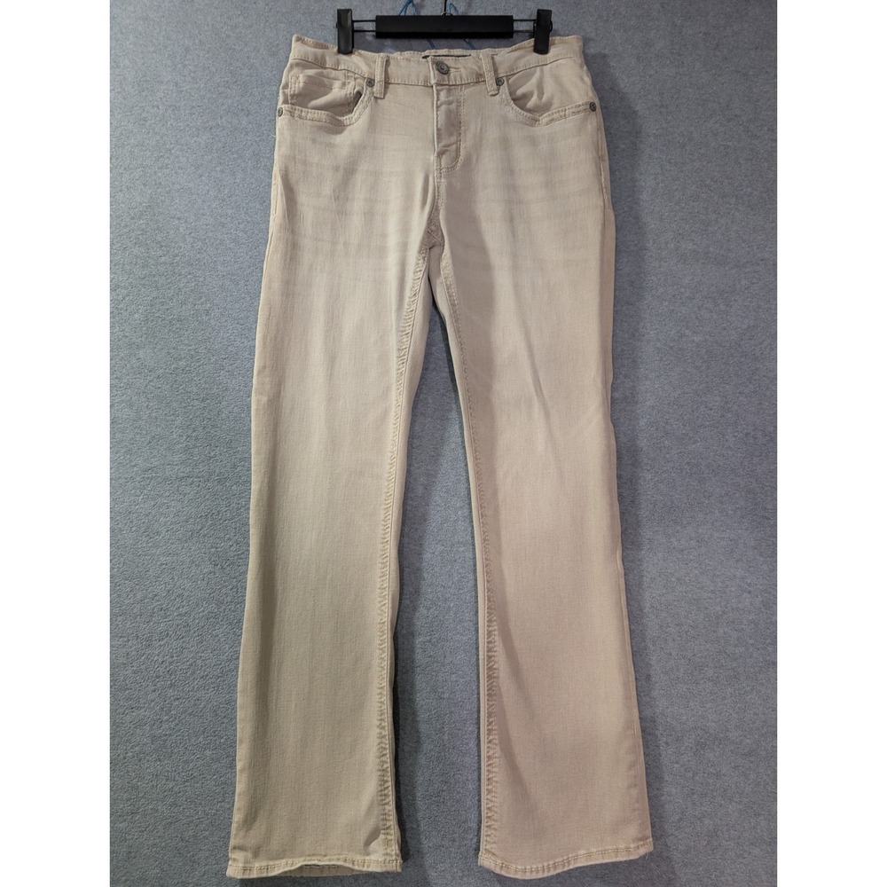 BKE Aiden Boot Stretch Pant FPS6638R Mens 32x32 Beige Khaki Jeans